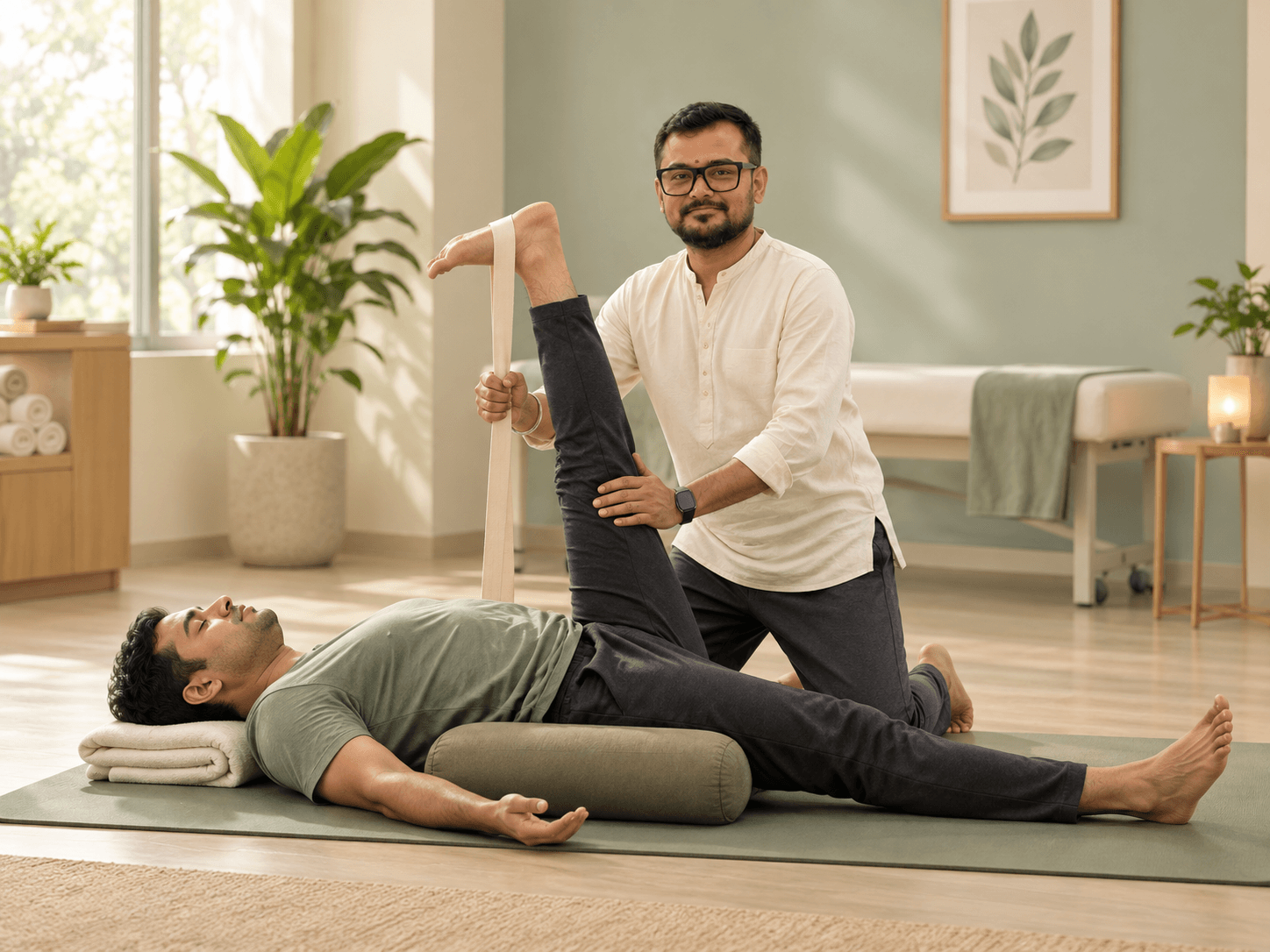 Deep Stretch & Relaxation guided yoga practice