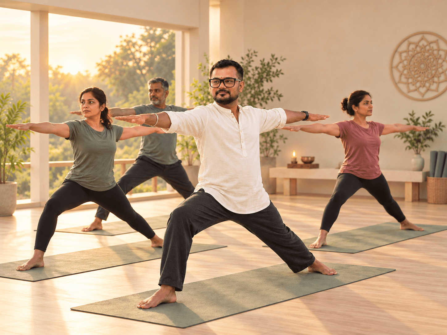 Sunrise Club guided yoga practice